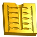Khuôn in 3D đúc mồi giả câu cá trên băng (Mini Swimbait Mold) - Thumbnail 4