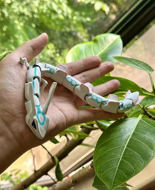 Mô hình Rayquaza 3D khớp nối linh hoạt - Pokémon huyền thoại - Image 1