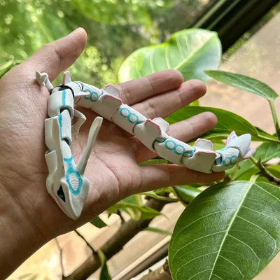 Mô hình Rayquaza 3D khớp nối linh hoạt - Pokémon huyền thoại