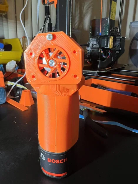 Turbo Jet Fan: Quạt thổi cầm tay siêu mạnh dùng pin Bosch - Image 3