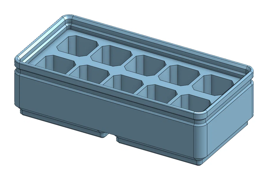 Hộp Gridfinity cho Nextruder Nozzle (Gridfinity Nextruder Nozzle Bin) - Image 2