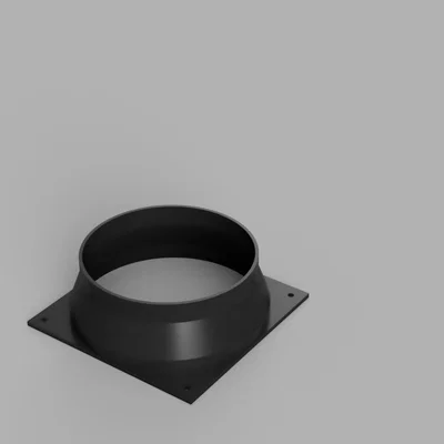 Adapter chuyển đổi quạt 120mm sang ống thông gió 100mm