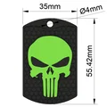 Móc khóa mặt dây chuyền biểu tượng Punisher độc đáo cho in 3D - Thumbnail 2