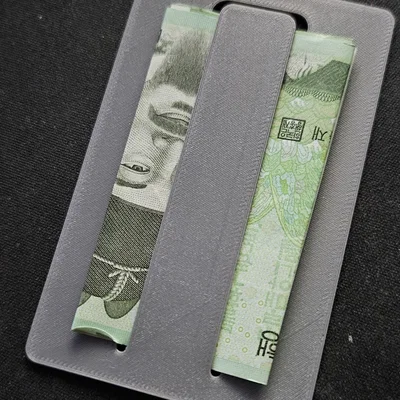 Kẹp giữ tiền mini kích thước thẻ ATM - Thiết kế siêu gọn nhẹ