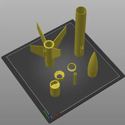 Tên lửa mô hình Beta 3D Mk 4 (Model Rocket Kit)