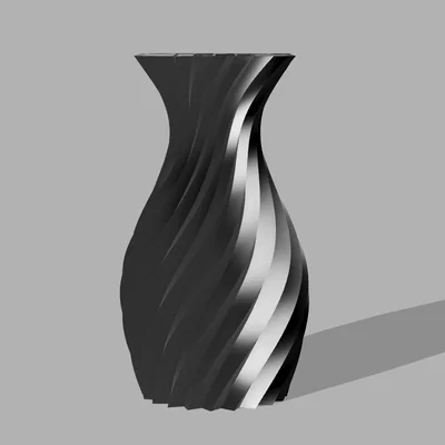 Bình Hoa 3D Xoắn Ốc Tinh Tế (Vase Mode)