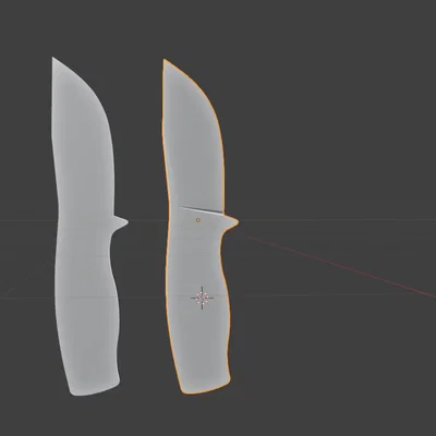 Mô hình dao 3D (Knife) đẹp mắt dành cho cosplay và trang trí