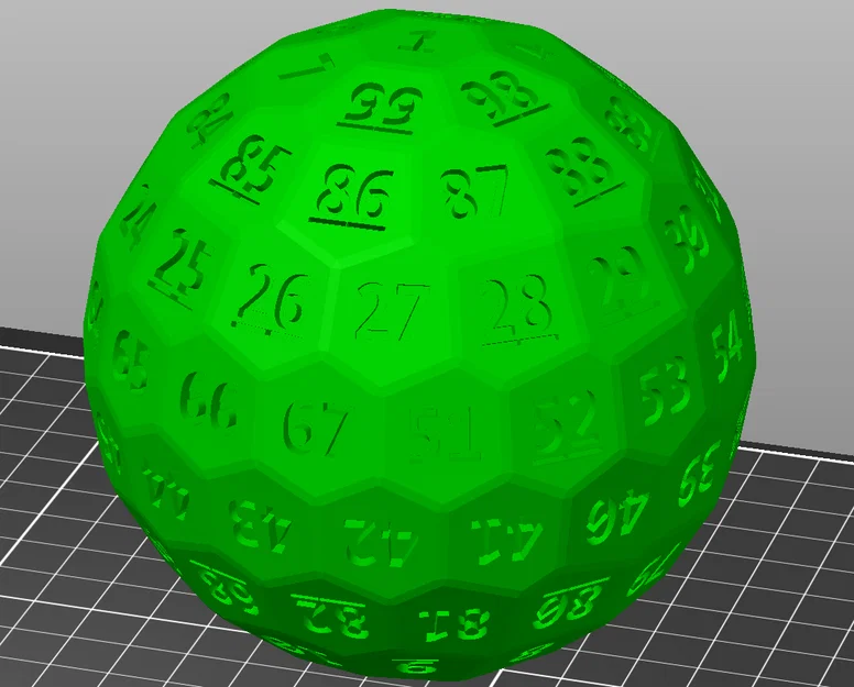 Mô hình xúc xắc D100 (100 mặt) cho game nhập vai D&D - Image 1