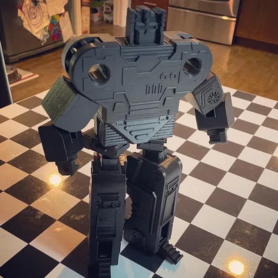Giant Oversided Rumble Tape Transformer - Rumble/Frenzy G1 (có súng)