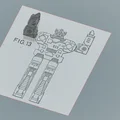 Giant Oversided Rumble Tape Transformer - Rumble/Frenzy G1 (có súng) - Thumbnail 7