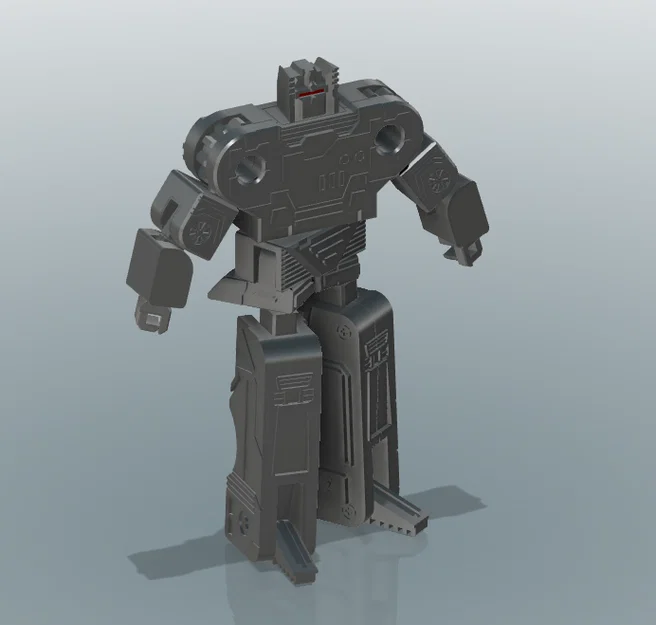 Giant Oversided Rumble Tape Transformer - Rumble/Frenzy G1 (có súng) - Image 9