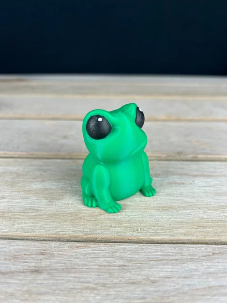 Mô hình in 3D chú ếch cau có (Angry Frog) cực đáng yêu - Image 1
