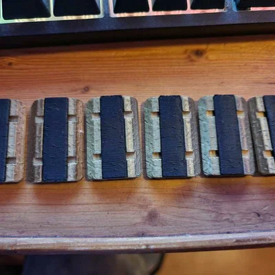 Ốp rail Magpul Type 2 (M-lok) in 3D