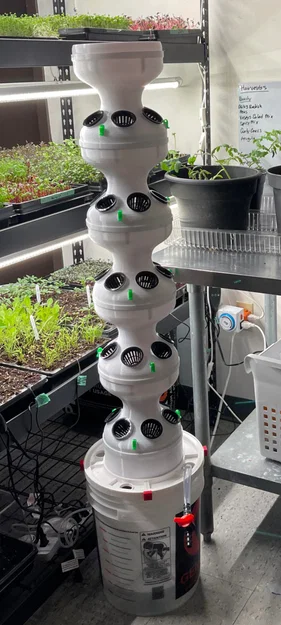 Trụ thủy canh farmstand tốt nhất (tower) – Genesis - Image 4