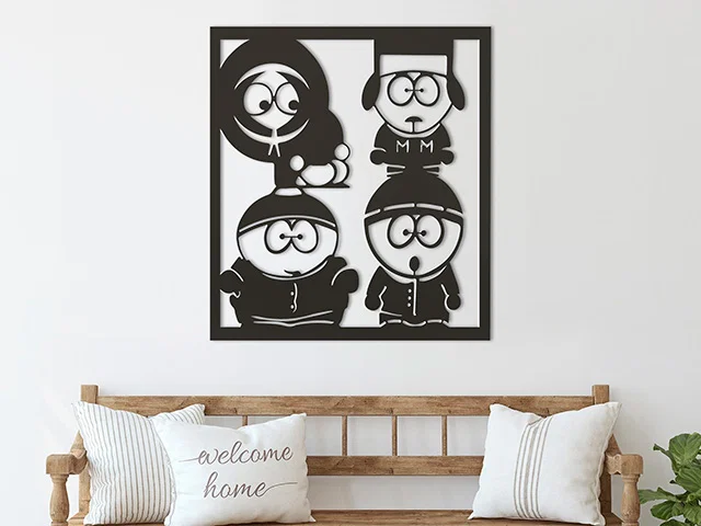 Mô hình trang trí tường South Park ấn tượng cho người hâm mộ - Image 1