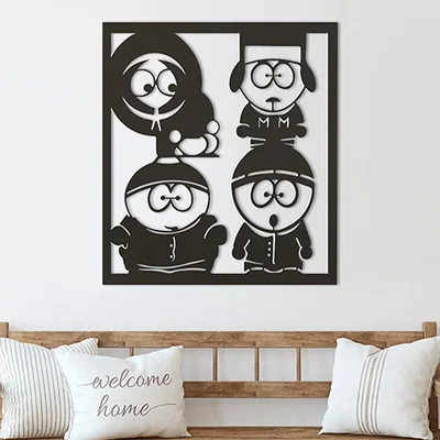Mô hình trang trí tường South Park ấn tượng cho người hâm mộ
