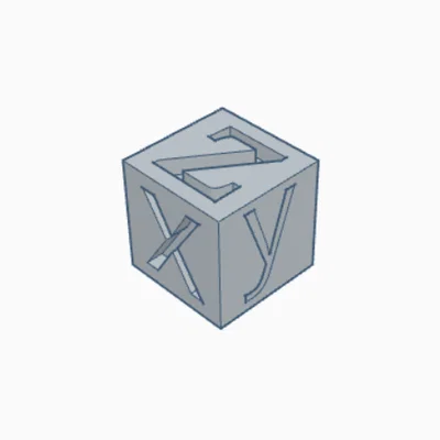 Khối lập phương 20x20x20mm Calibration Cube cho máy in 3D