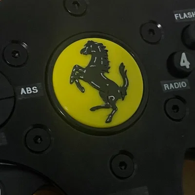 Logo Ferrari cho badge vô lăng Thrustmaster