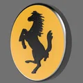Logo Ferrari cho badge vô lăng Thrustmaster - Thumbnail 2