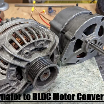 Altermotor: Chuyển đổi Alternator thành motor BLDC (PMSM)