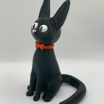 Mô hình chú mèo đen multicolor đáng yêu in 3D