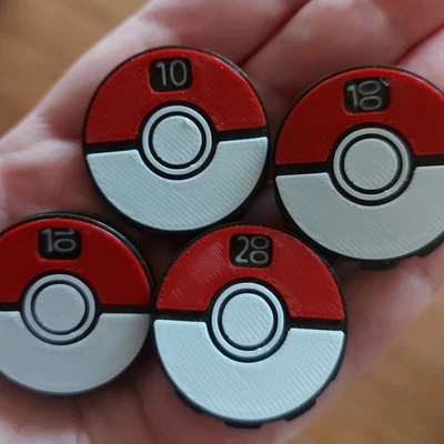 REMIX: Bộ đếm sát thương Pokemon TCG dạng bánh xe bấm click