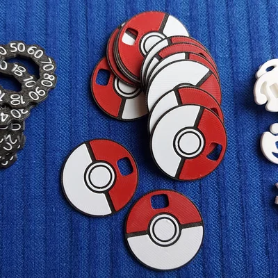 REMIX: Bộ đếm sát thương Pokemon TCG dạng bánh xe bấm click