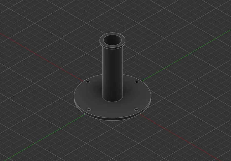 Giá treo cuộn nhựa in 3D gắn tường tiện lợi - Image 1