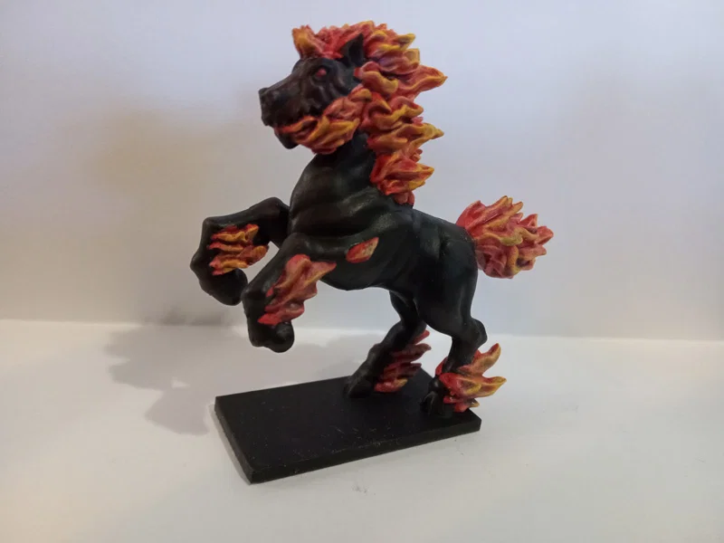 Mô hình Nightmare: Chiến Mã Địa Ngục Rực Lửa Cho Game D&D - Image 1