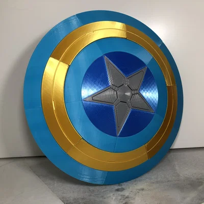 Khiên Captain America (Captain America's Shield) – mẫu 3D