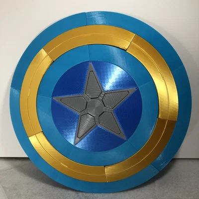 Khiên Captain America (Captain America's Shield) – mẫu 3D