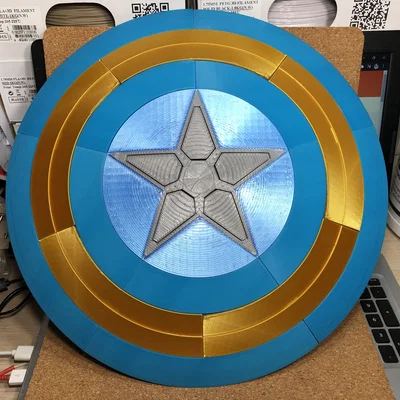Khiên Captain America (Captain America's Shield) – mẫu 3D