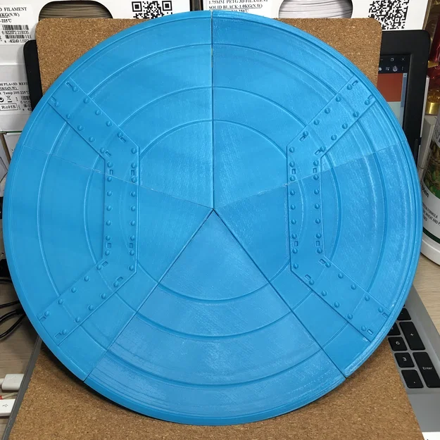 Khiên Captain America (Captain America's Shield) – mẫu 3D - Image 5