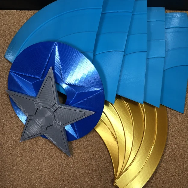 Khiên Captain America (Captain America's Shield) – mẫu 3D - Image 6