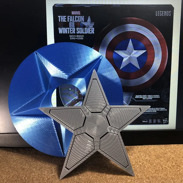 Khiên Captain America (Captain America's Shield) – mẫu 3D - Image 7