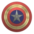 Khiên Captain America (Captain America's Shield) – mẫu 3D - Thumbnail 12