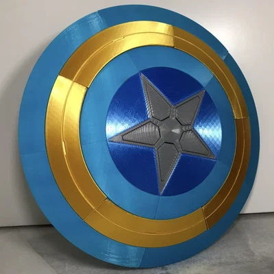 Mô hình khiên Captain America in 3D lắp ghép - Hướng dẫn chi tiết