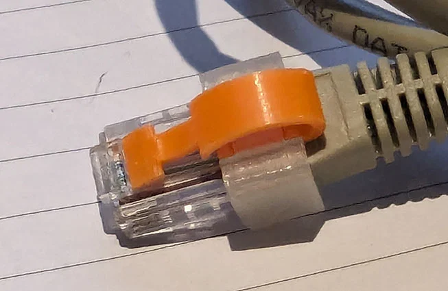 Kẹp RJ45 Ethernet 2 phần – cố định/sửa tab gãy - Image 1