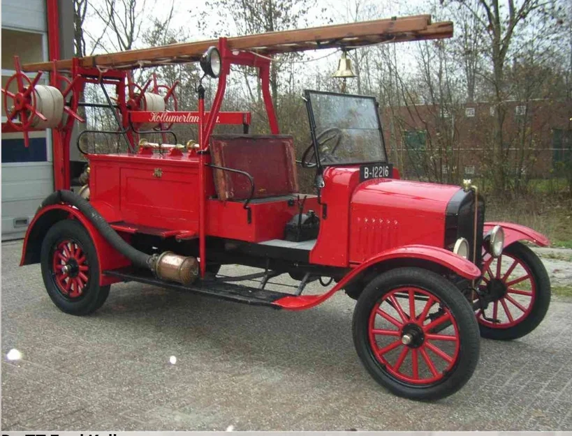 Mô hình in 3D xe chữa cháy cổ Ford TT 1926 siêu chi tiết - Image 12