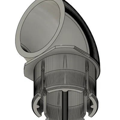 Co Outlet 90° Intex 38mm (Intex 38mm 90deg Outlet Elbow)