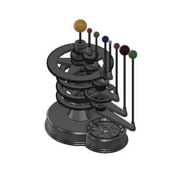 Mechanical Planetarium -Remix STEP files (bản STEP để chỉnh sửa)