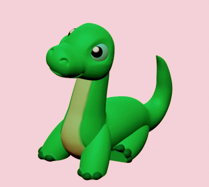 Khủng long cổ dài dễ thương (Cute dino) - Image 1