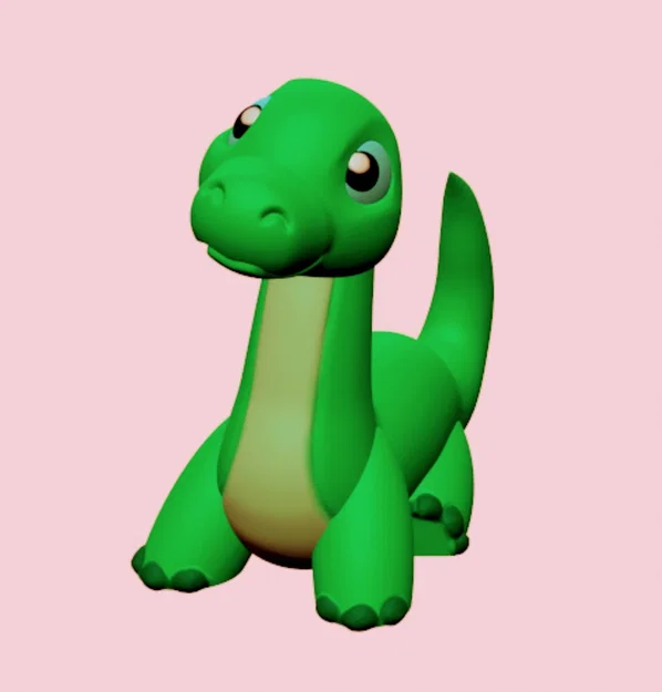 Khủng long cổ dài dễ thương (Cute dino) - Image 2