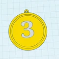 Bộ huy chương 3D (1, 2, 3) in hai màu độc đáo cho mọi giải đấu - Thumbnail 3