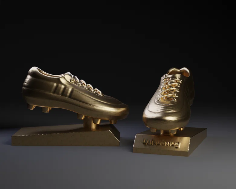 Mô hình cúp giày vàng (Golden Boot Trophy) dùng làm cúp bóng đá - Image 1