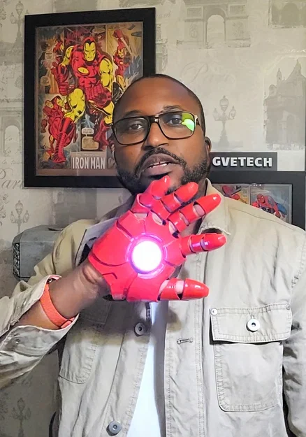 Tự in 3D găng tay Iron Man MK6 với Repulsor siêu chất - Image 1