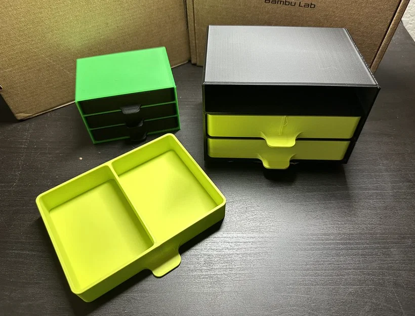 Tủ đựng linh kiện 3 ngăn (bản 150%) - Giải pháp lưu trữ thông minh - Image 1