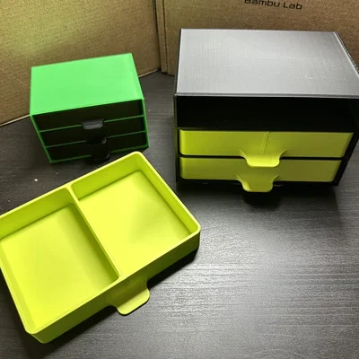 Tủ đựng linh kiện 3 ngăn (bản 150%) - Giải pháp lưu trữ thông minh