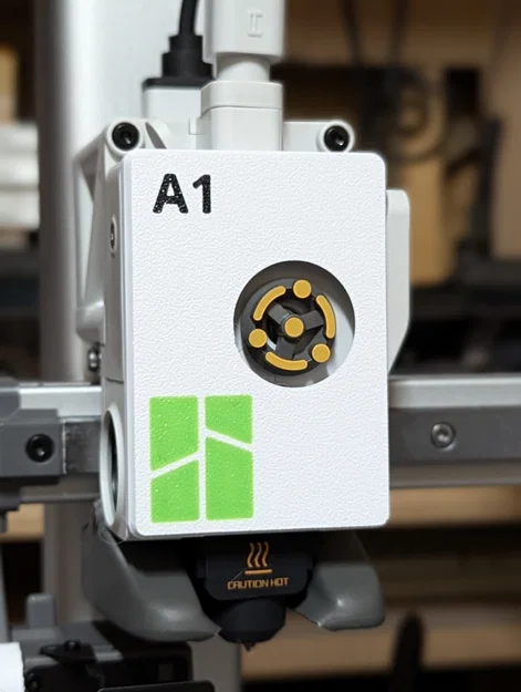 Nắp che Extruder A1 nam châm có logo và bản trơn - Image 1