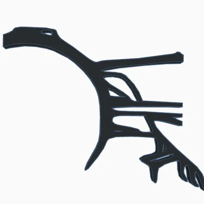 Mô hình trang trí treo tường xe đua Mercedes AMG F1 (3D Silhouette)
